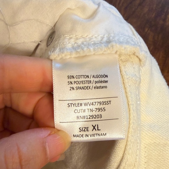 Judy Blue Women's Jean Shorts in Blue, Black, and White - Picture 12 of 16